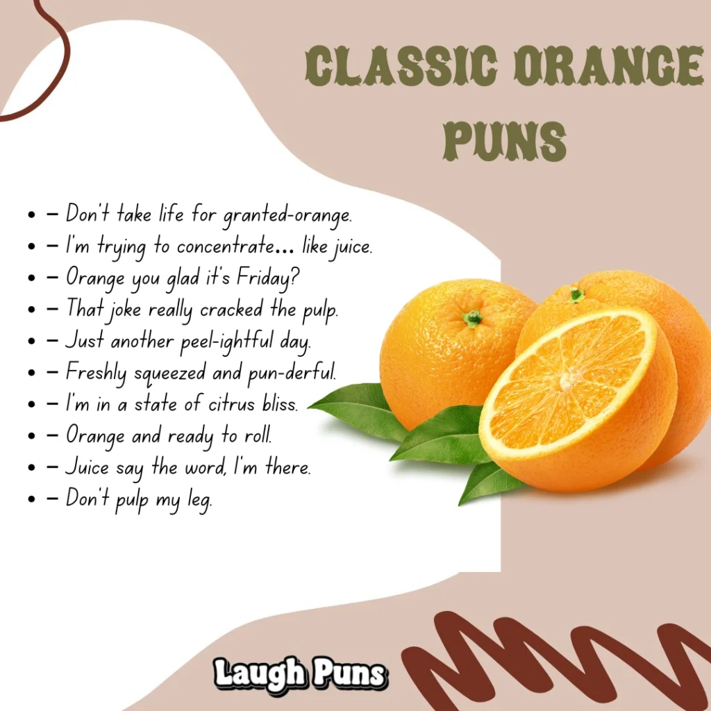 Orange Puns