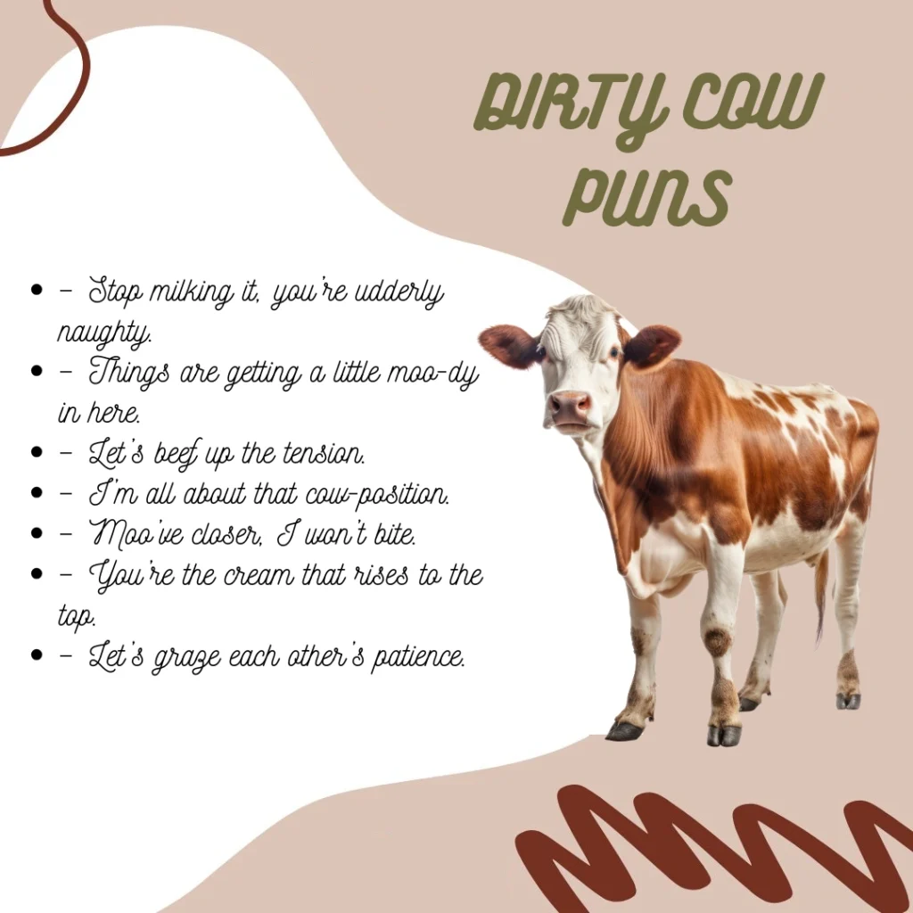 Dirty Cow Puns