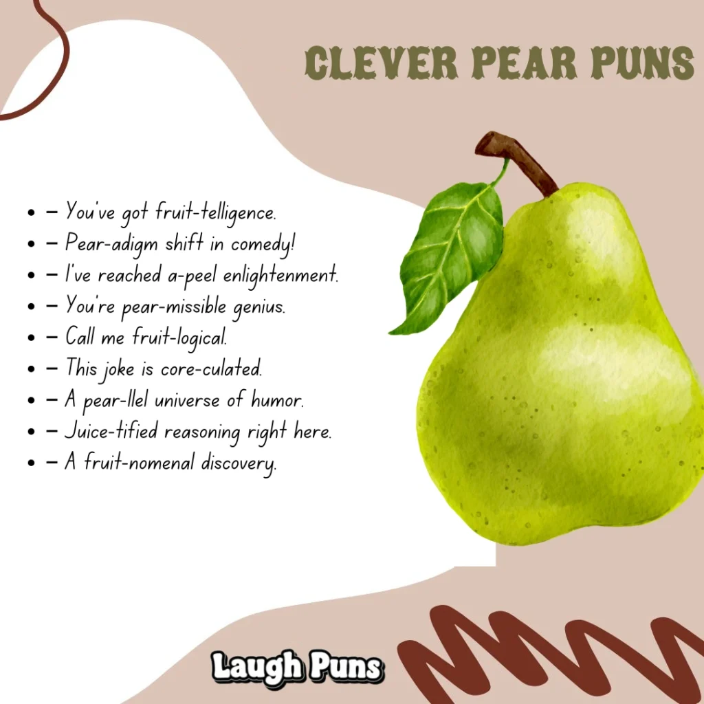 Clever Pear Puns