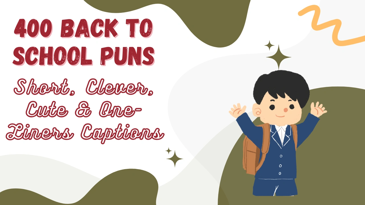 Back to school puns