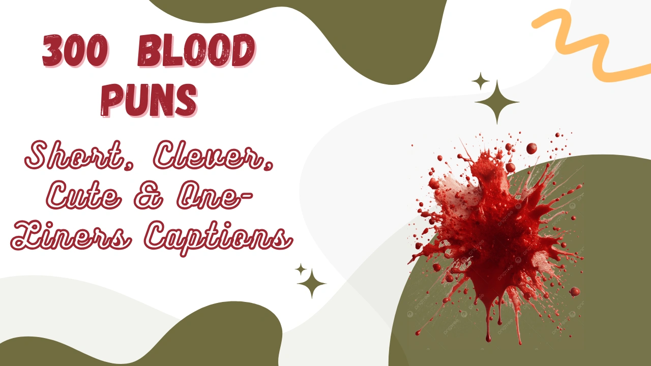 Blood puns