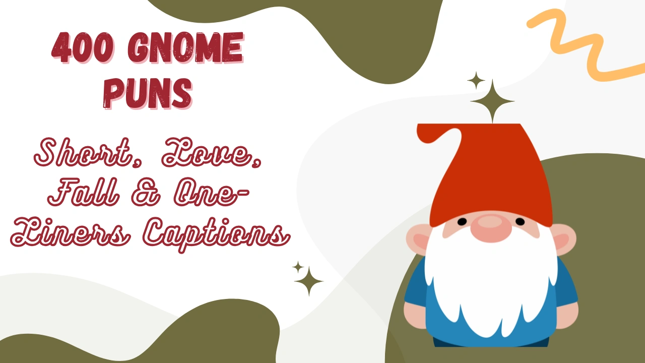 Gnome Puns