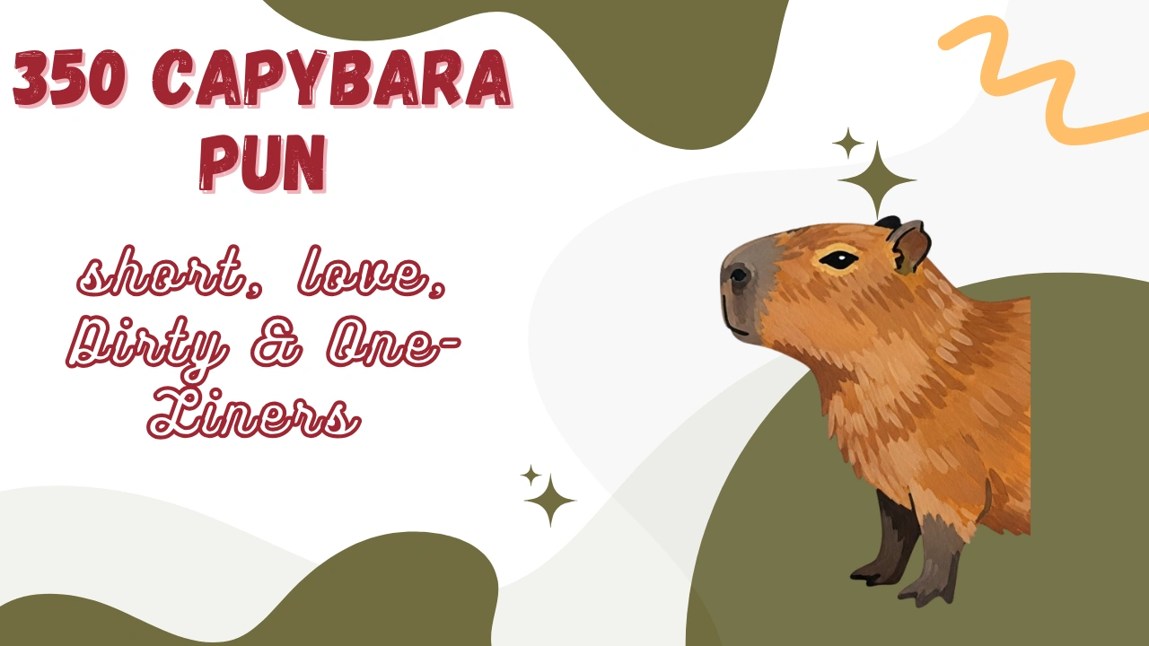 Capybara puns