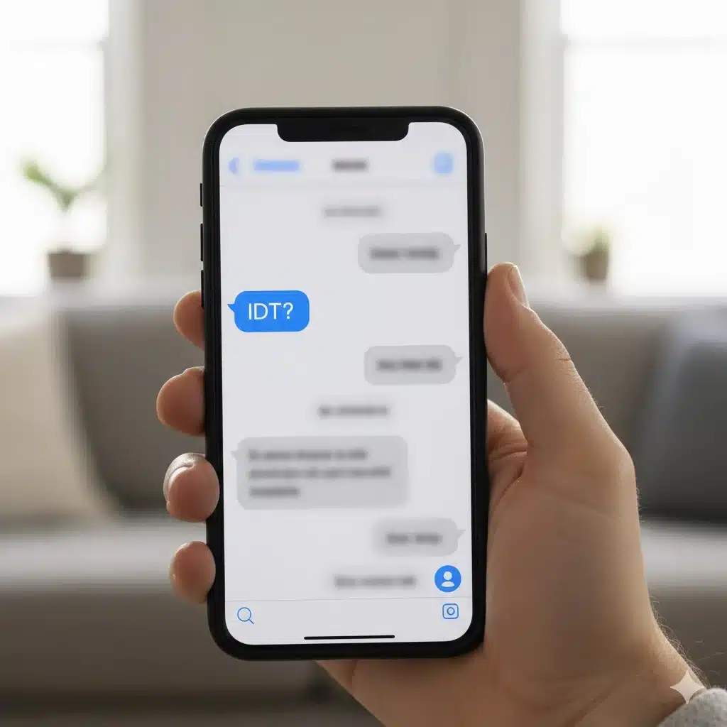 IDT Meaning in Text