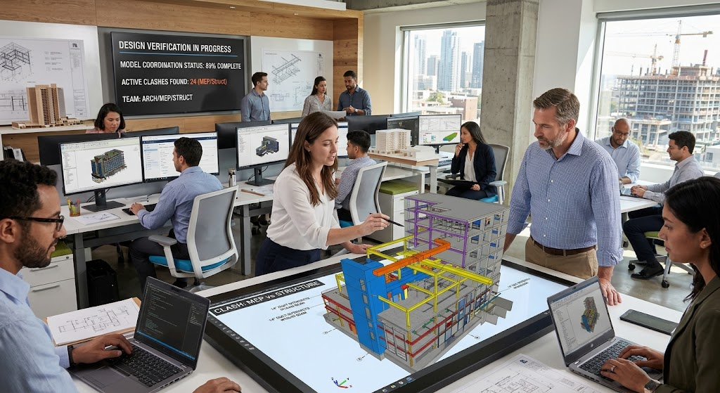 Outsourcing BIM Coordination Services for Improvement in Efficiency & Planning in Construction Projects